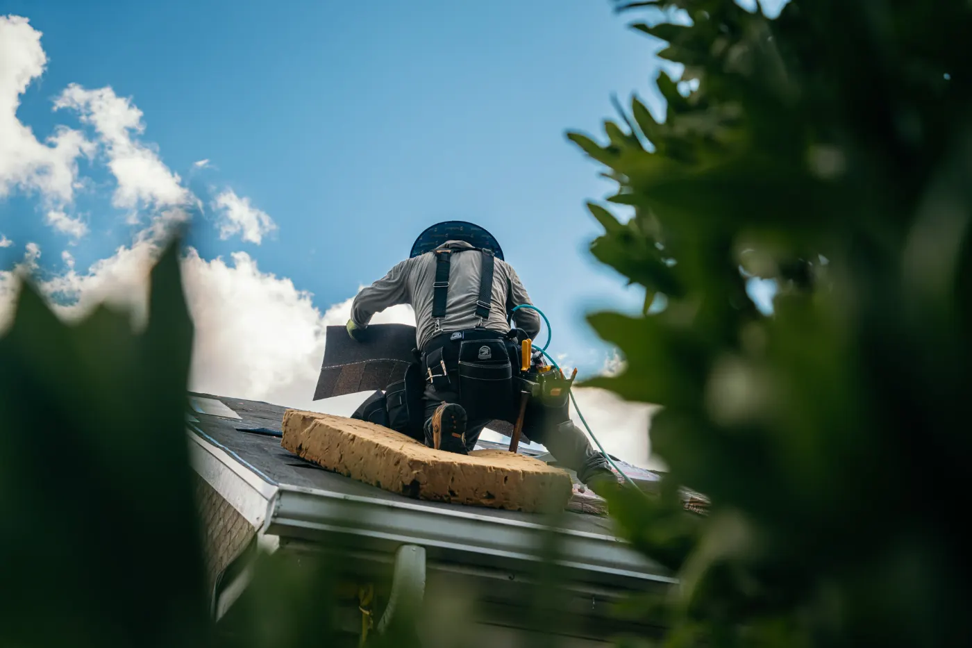 Commercial roof inspection documented in Keeneland Park